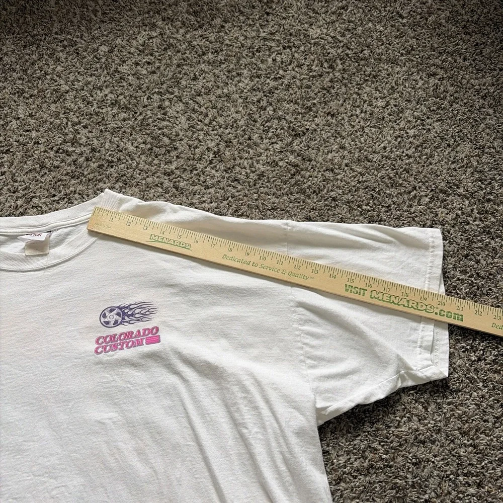 Vintage Colorado Custom Americruise '99 Auto Graphix T Shirt 3XL White Hotrods
